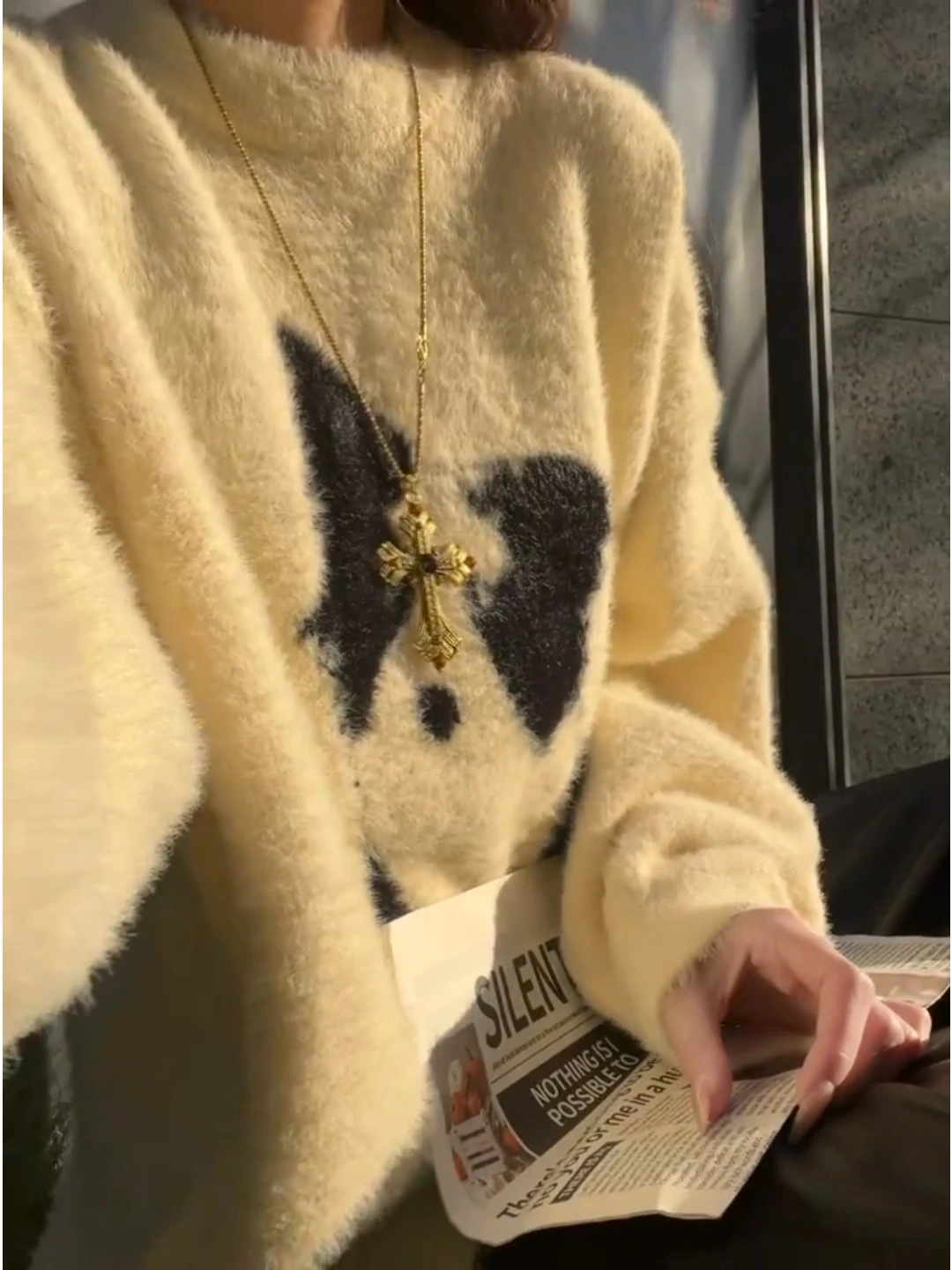 

Мужской зимний вязаный свитер Cleanfit Lazy Sle с круглым вырезом, толстый, с рисунком собаки, из шерсти Mahua, пуловер с круглым вырезом