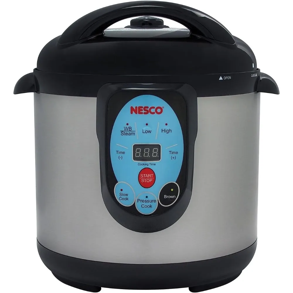 NPC-9 Smart Electric Pressure Cooker and Canner, 9.5 Quart, Stainless Steel