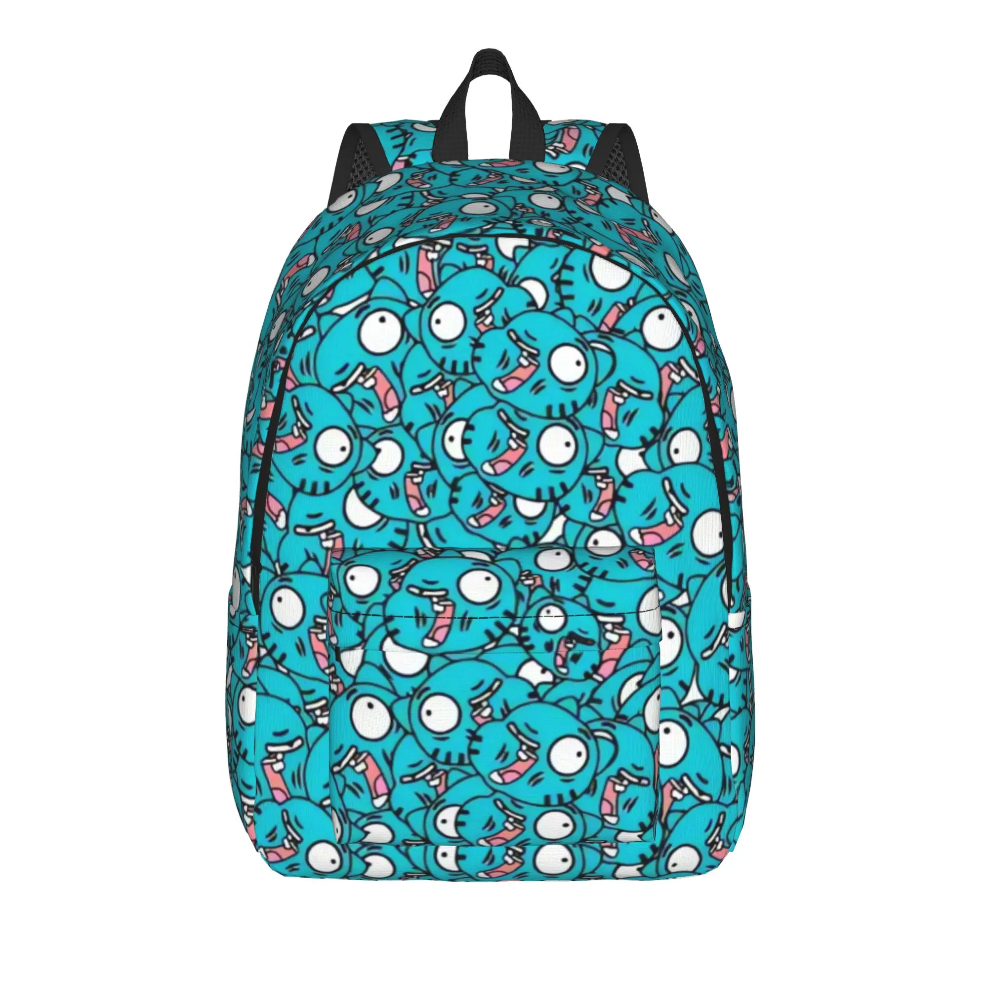 Gumball Gum Ball Watterson Amazing Cartoon Backpack  Youth Polyester Outdoor Backpacks Print Novelty High School Bags Rucksack