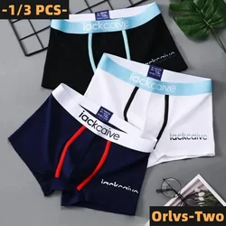 1/3Pcs XL-3XL Male Panties Cotton Men's Underwear Boxers Breathable Boxer Printed Underpants Comfortable Shorts Men Underwear