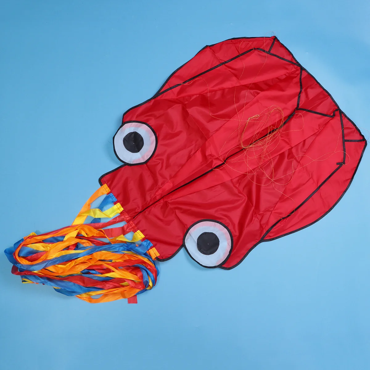 Aquilone per polpo da 2 pezzi per bambini, design morbido senza cornice, motivo vibrante, esperienza di volo liscia, ideale per il divertimento in famiglia nelle aree aperte