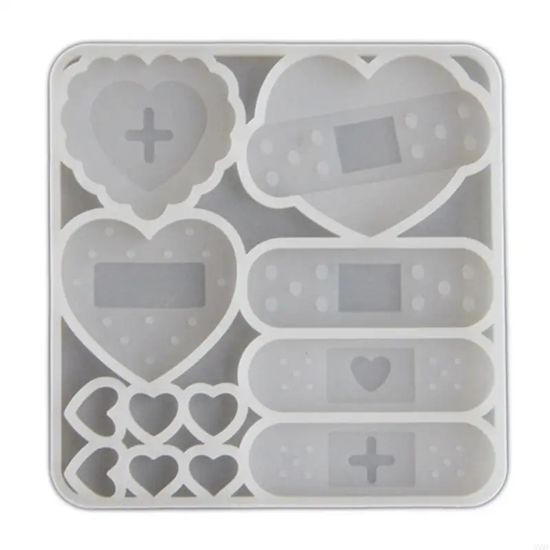 

MXMF Convenient Silicone Hair Clip Mold Wound Dressings Hairpins Molds Jewelry Mould Adhesive Bandage Barrette Making Mould