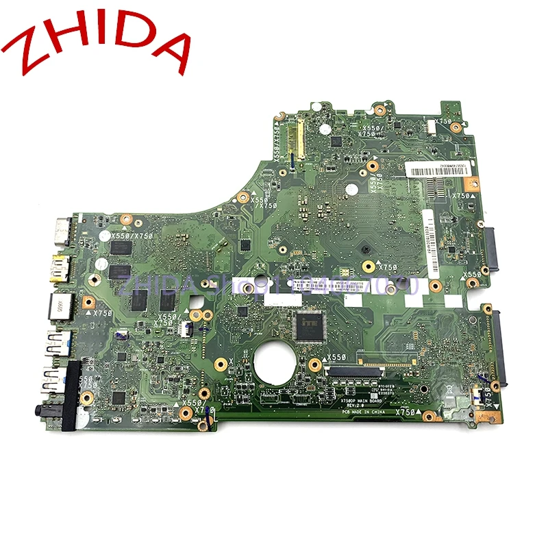 Imagem -02 - para Asus X550 X550dp K550d X550d K550dp X750dp Portátil Placa-mãe Soquete Fs1 Ddr3 com Gráficos Dscrete Placa Principal Teste Completo