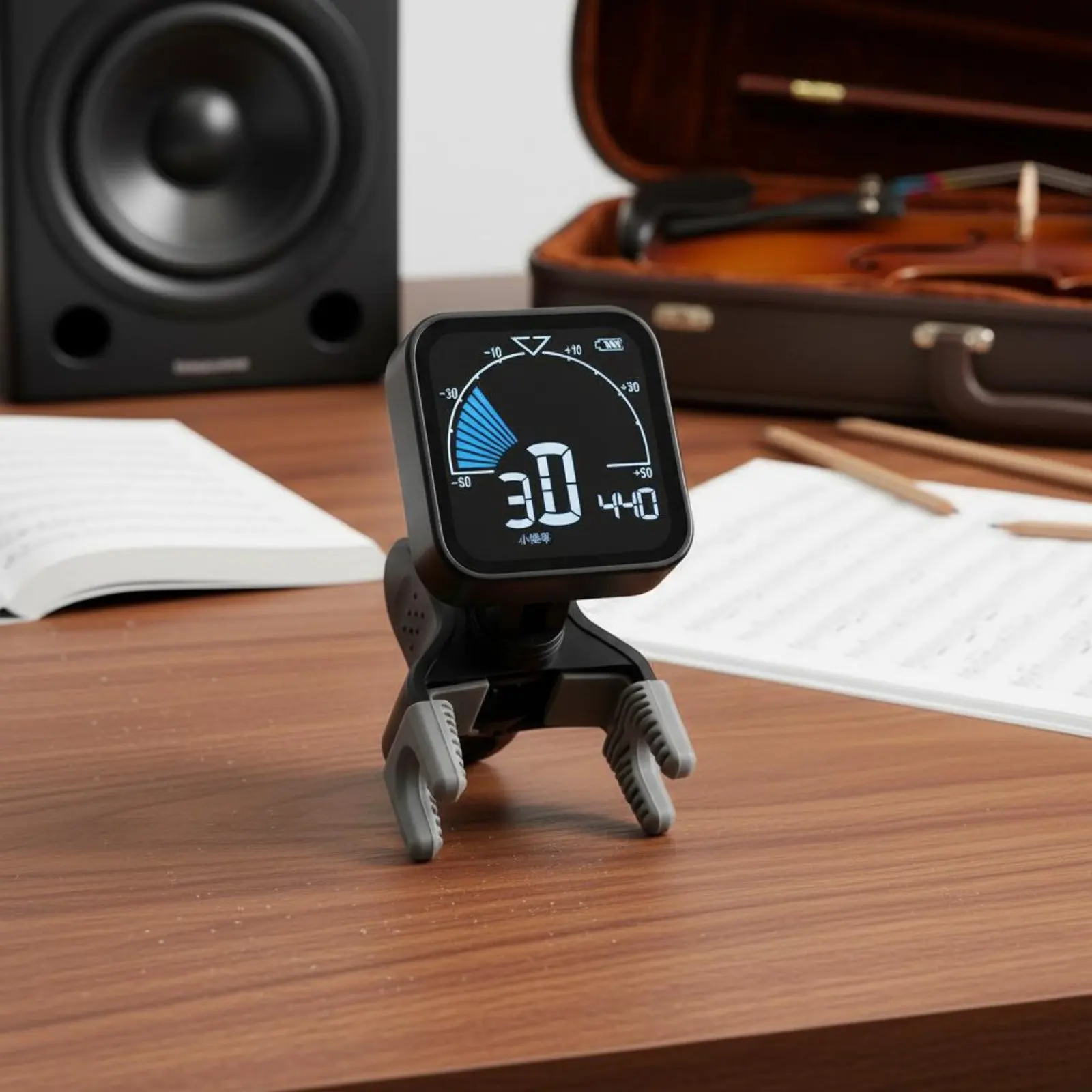 Tuner Metronome Combo 2 in 1 Violin Tuner Electronic Tuning Device Tone Calibration Digital Metronome Easy to Use for Musicians