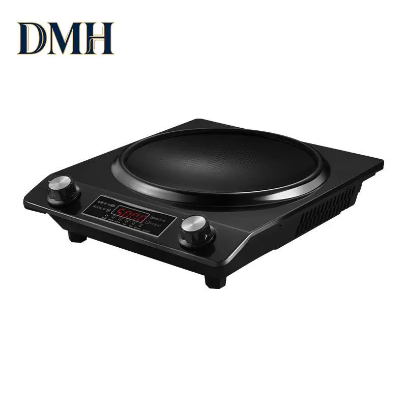 

Индукционная плита DMH MAX5000W, многофункциональная, коммерческая, высокомощная, профессиональная, энергосберегающая, устойчивая к царапинам, с вогнутой поверхностью.
