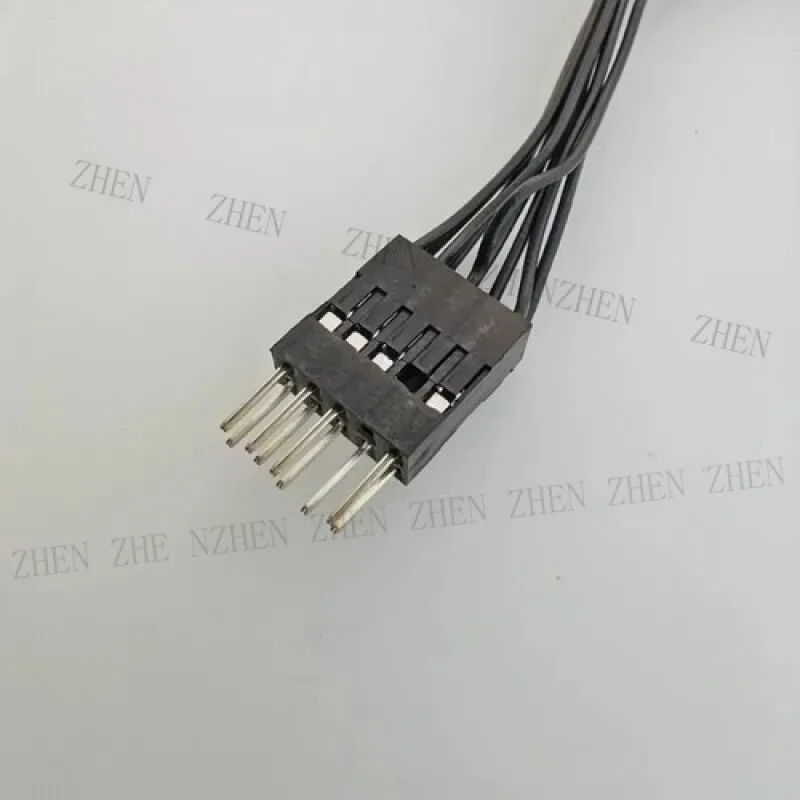 Y Y 10CM Motherboard Audio HD Cable 9Pin Female To 2-Port Male Splitter Data Cord