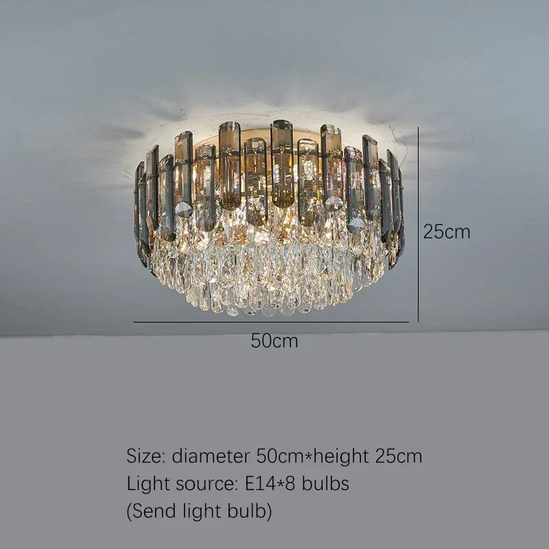Nordic Led Kristallen Kroonluchters Goud Luxe Verlichting Eetkamer Woonkamer Slaapkamer Keuken Eilandverlichting Binnen Hanglamp Glans
