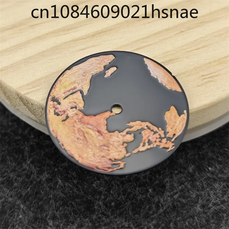 Orologio meccanico NH35 quadrante Blue Planet Earth Orologio NH36 Space Earth Dimensioni superficie 28,5 mm