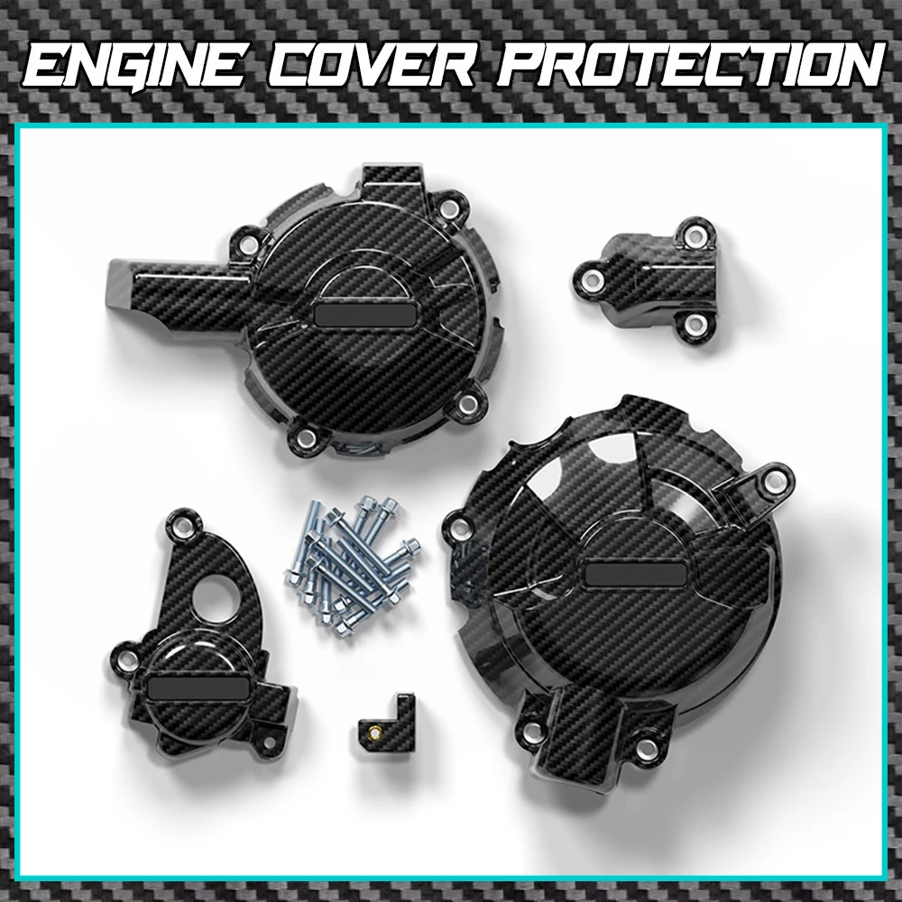 Motorcycle Parts Engine Cover Set Alternator Cover For S 1000 XR 2020-2026 & S 1000 XR TE 2025-2026 Engine Anti-Drop Edge Cover