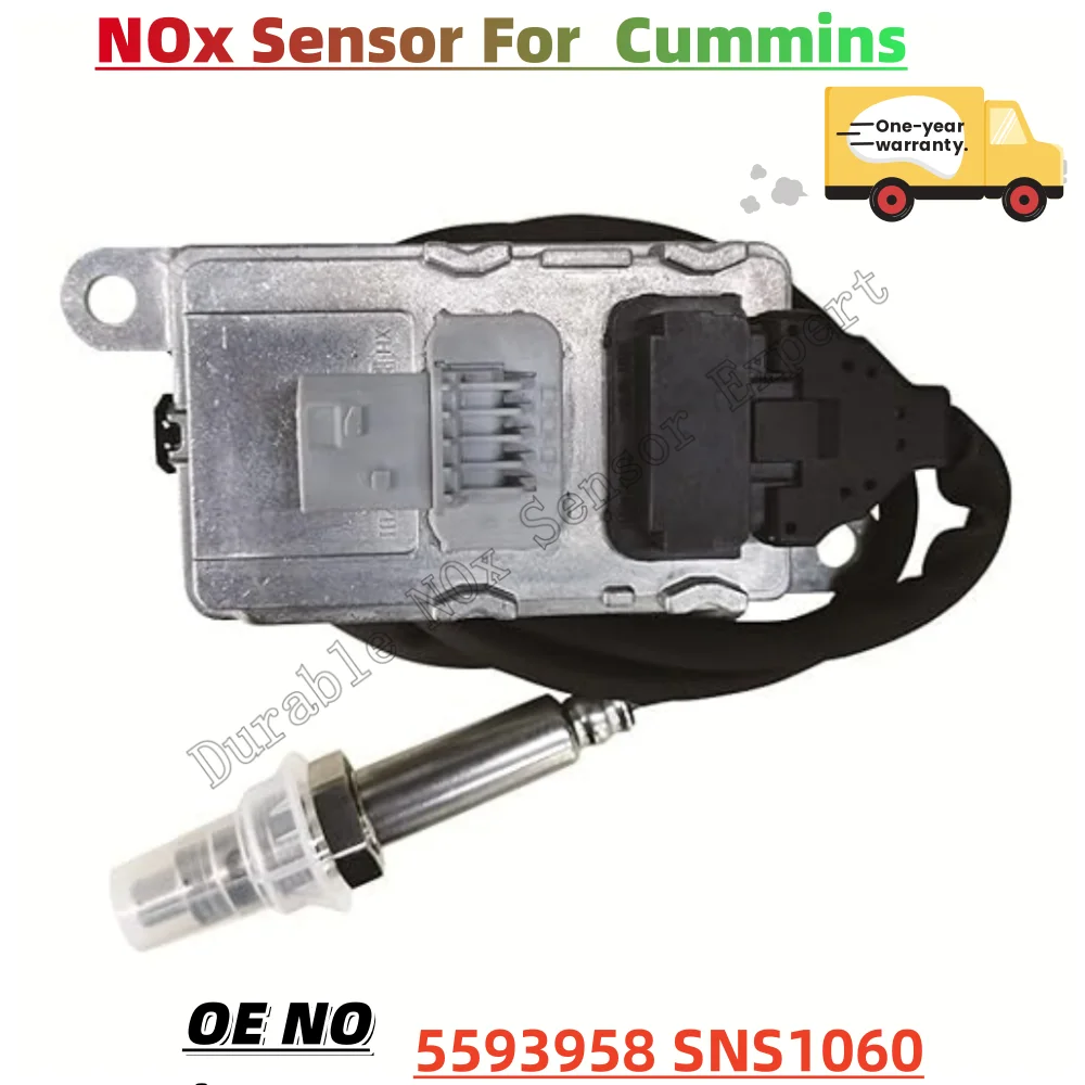 

Nox Sensor 5593958 SNS1060 NEW Nitrogen Oxygen Sensor For Cummins Engine Truck 24V