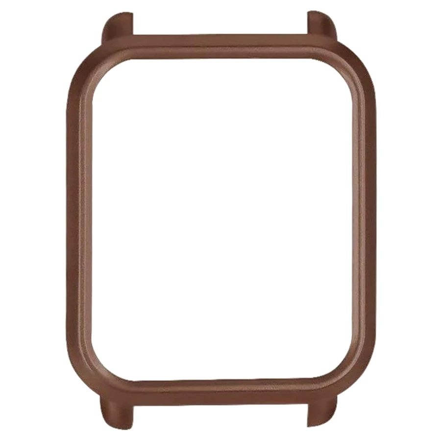 واقي الساعة - متوافق مع ساعة Xiaomi Huami Amazfit Bip Youth، جراب TPU من السيليكون الناعم - بني