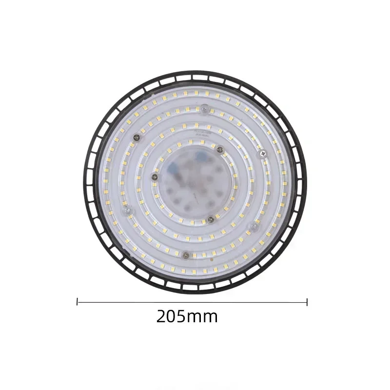 High Bay Light 100W 150W 200W UFO LED  6500K Waterproof IP65 Warehouse Garage Light Super Bright Industrial Lighting Refletor