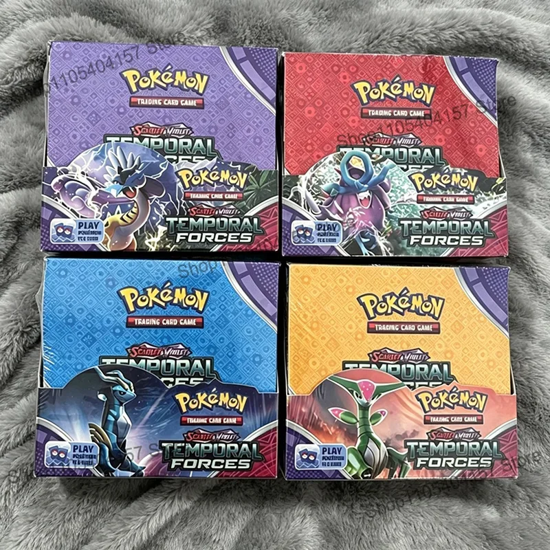 360 cartes à collectionner Pokémon Écarlate et Violet : Édition Booster Temporal Forces (version anglaise) – Cadeau de collection anime