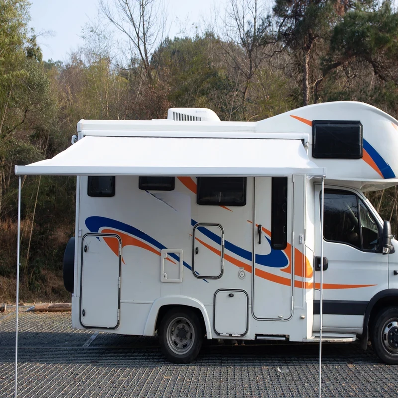 High Quality Hot Selling Outdoor Retractable Campervan Awning Easy To Install Motorized Rv Awning Side Box Awning