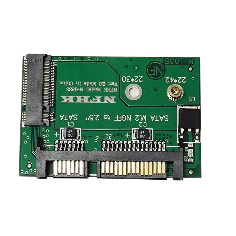 M.2 SSD Solid-state Drive To Half-height 2.5-inch 2242 SATA3 M.2 To 2.5 SATA Adapter Card