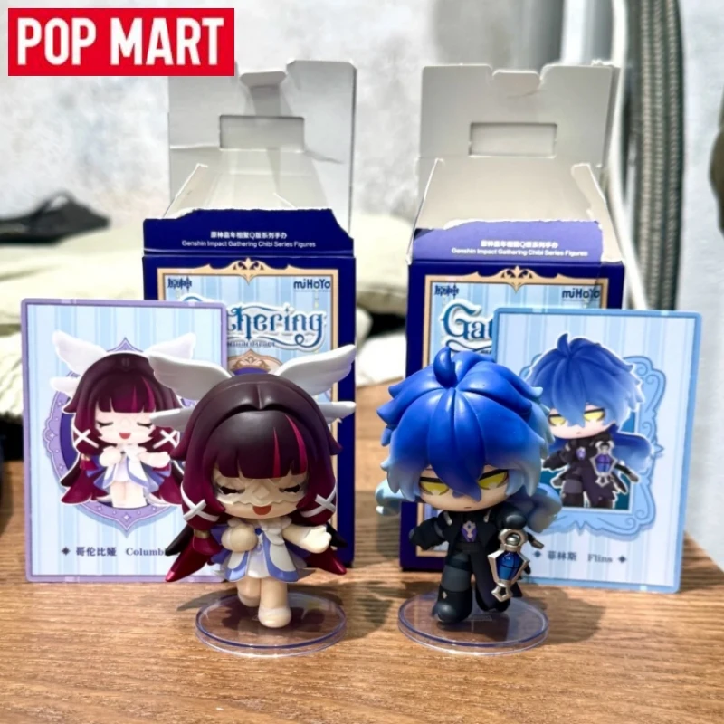 Genuine Popmart Genshin Impact Blind Box Figure Gathering Q Ver