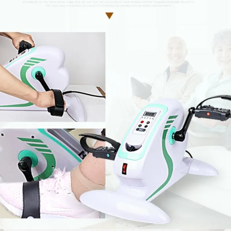 The elderly stroke hemiplegia cerebral infarction leg hand upper and lower limbs training bike