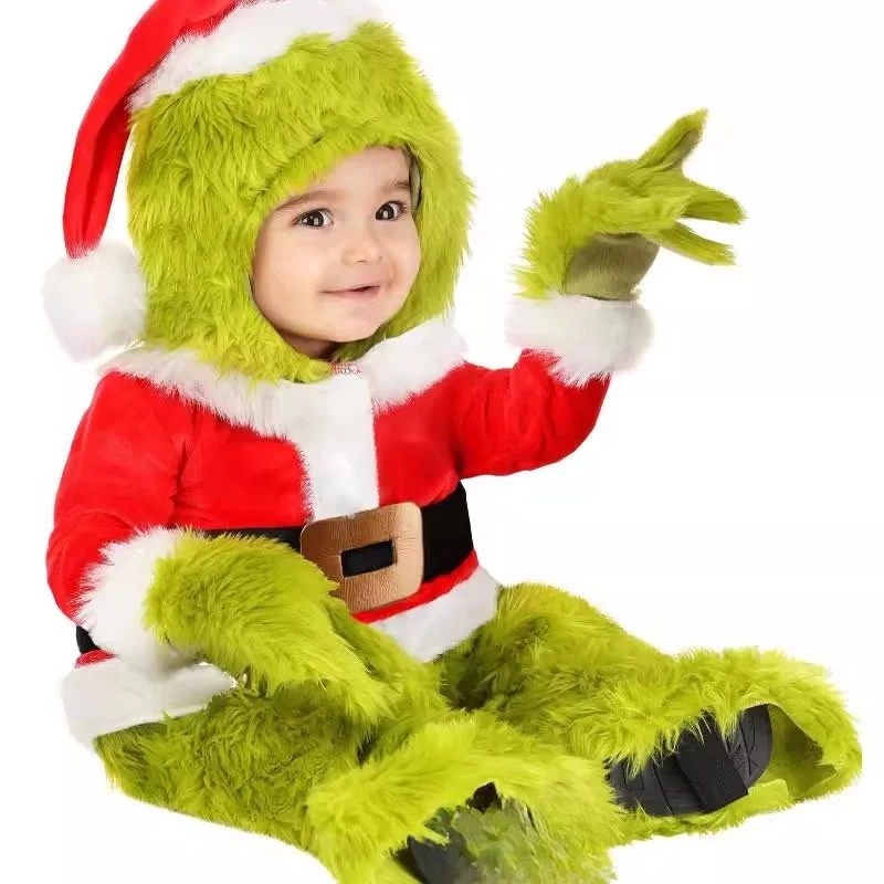 

2025 New een Monster inch loween Costume Set S Claus with Fur Pants Set Women's Faion loween Clothes