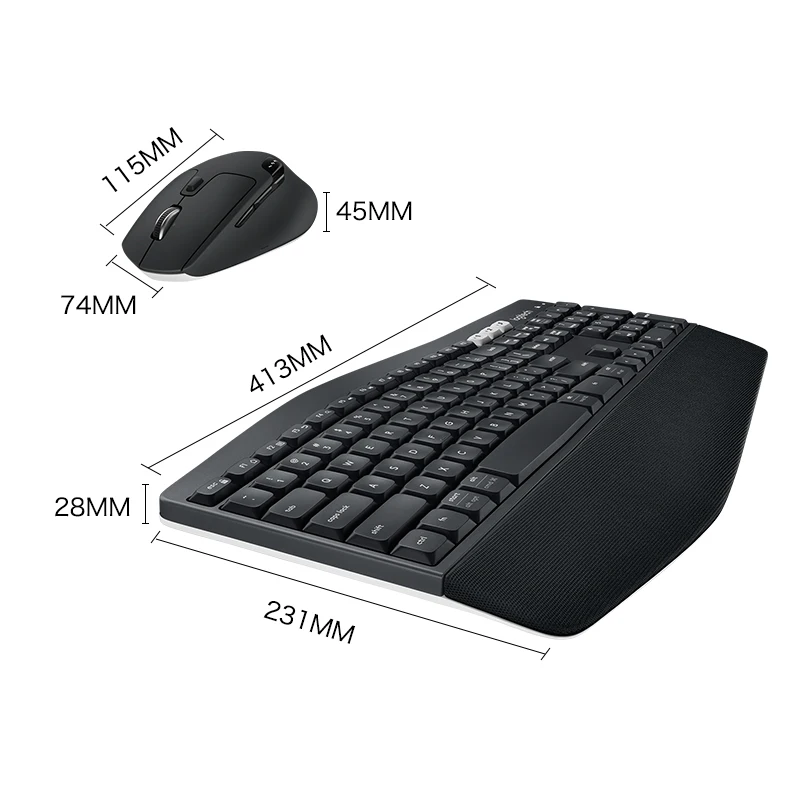 Combinação de teclado e mouse para jogos sem fio multidispositivo MK850 original