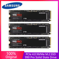 SAMSUNG NVMe SSD M.2 2280 990Pro Internal Solid State Drive Hard Disk PCIe 4.0X4 1TB 2TB 4TB for Laptop Mini PC Gaming Computer