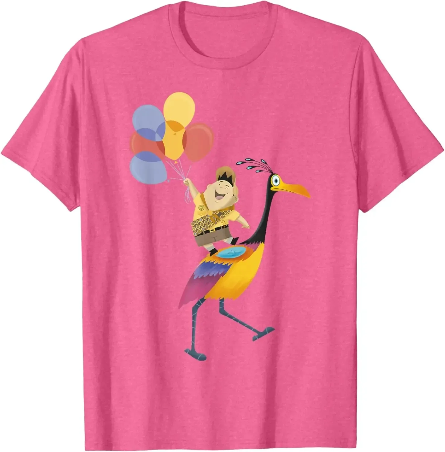 

MINISO X Disney Pixar Up Russell Balloons On Kevin Graphic T-Shirt T-Shirt