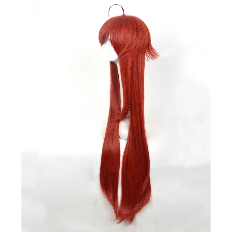 

COSda@100cm Long High School DxD Rias Gremory Wine Red Heat Resistant Hair Cosplay Costume Wig + Free Wig CapCOSda@