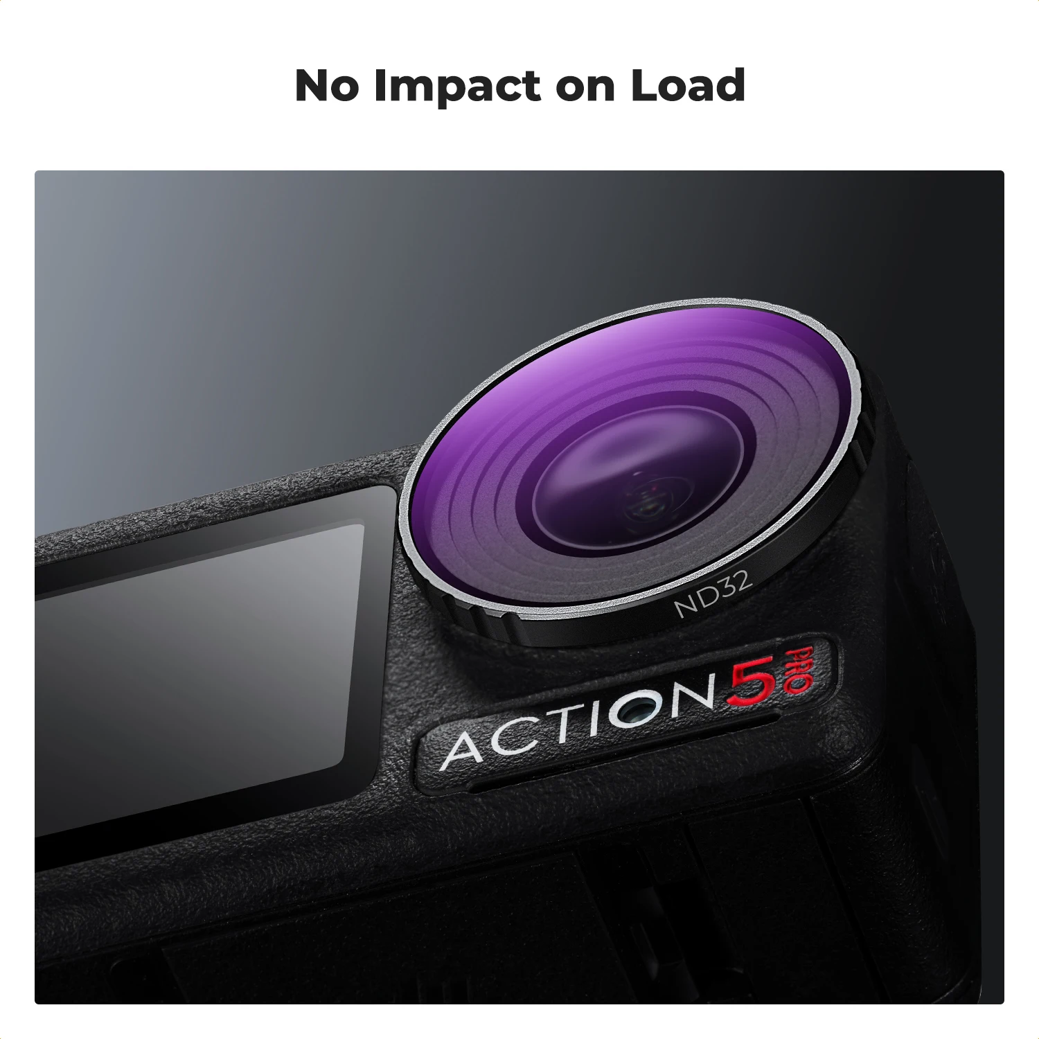 Комплект фильтров для дрона K&F Concept для DJI Osmo Action 5 Pro/Action 4 UV CPL ND8 ND16 ND32 ND64 ND256, набор фильтров для камеры Black Mist 1/4