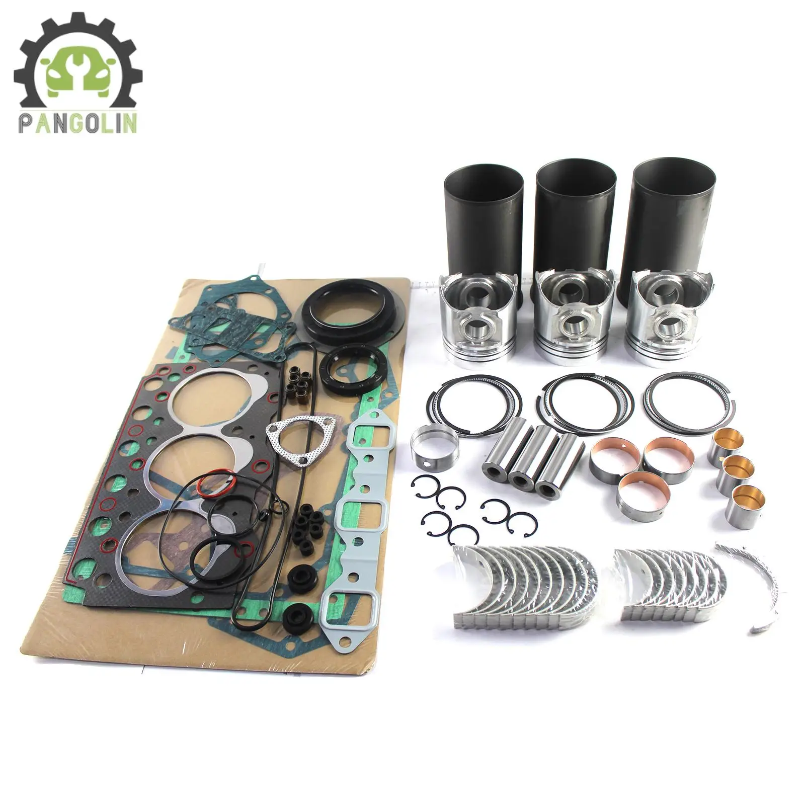 

Rebuild Head Gasket Kit Replacement for Yanmar MINI Excavator & Generator John Deere w/ 3TNE68 3TNE68-AC Engine 3 Month Warranty