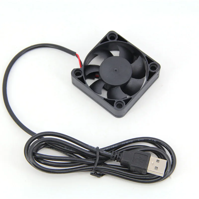 DC 5015 5V 5 voltios USB 5cm CPU Cooler refrigeración 50MM pequeño ventilador de escape para impresora 3D 50x50x15mm rodamiento de manguito para PC