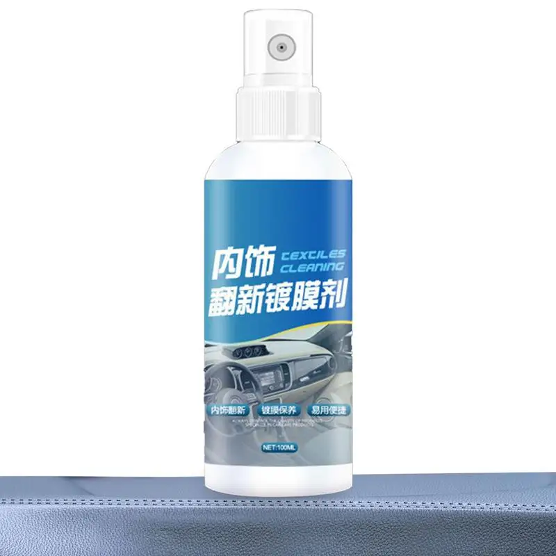 

Car Interior Restorer Leather Restorer Coating Agent Dashboard Spray Efficient Repair Long Lasting Protection For Door Panels