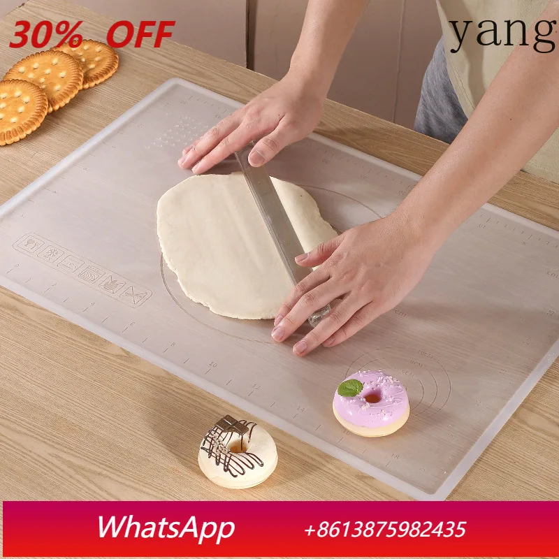 

LMM transparent baking pad, rolled and surface pad thickened to increase non-slip baking chopping board