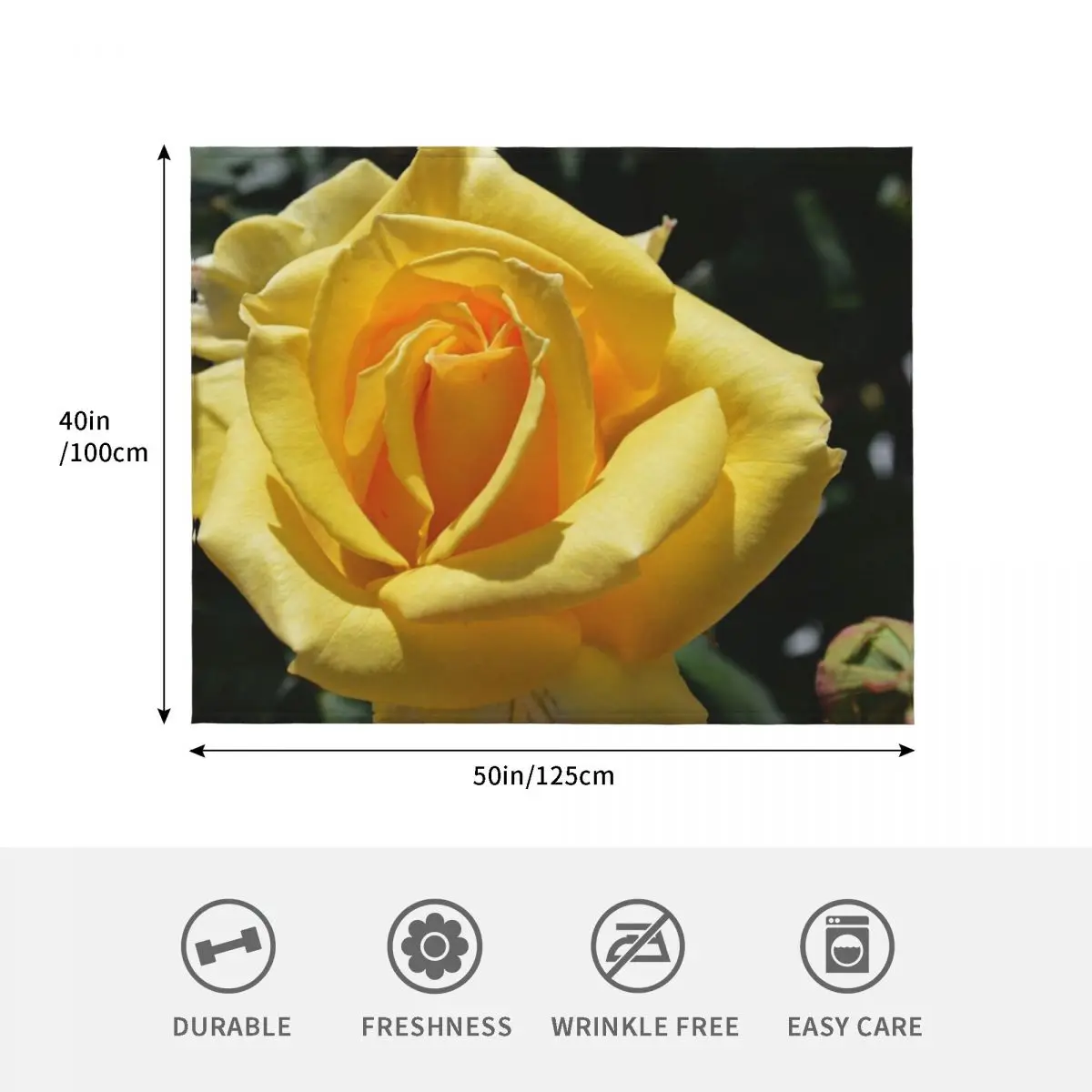 الوردة الصفراء رمي بطانية هدايا عيد الميلاد بطانيات الأربعاء لبطانيات السرير لبطانيات الأرائك