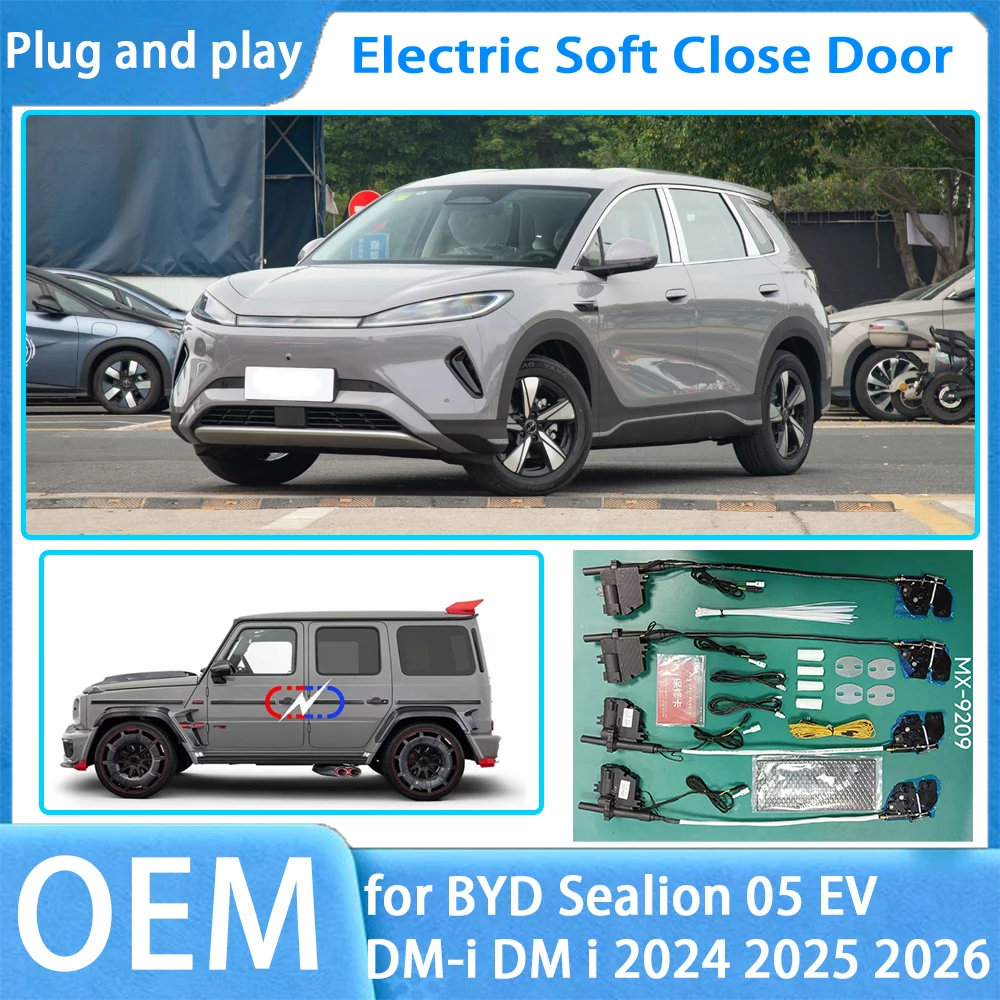Per BYD Sealion 05 EV DM-i DM i 2024-2026 OEM Auto Soft Close Sistema di Porte Automatico Elettrico Auto Pull Power Latch Alimentazione Chiusura