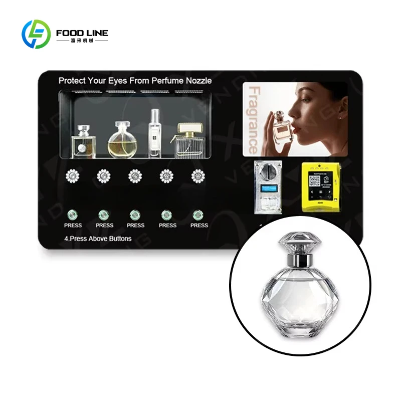 

Popular Retail Perfume Spray Automatic Perfume Spraying Vending Machine Fragrance Vending Machine With Credit Card Coin Operated