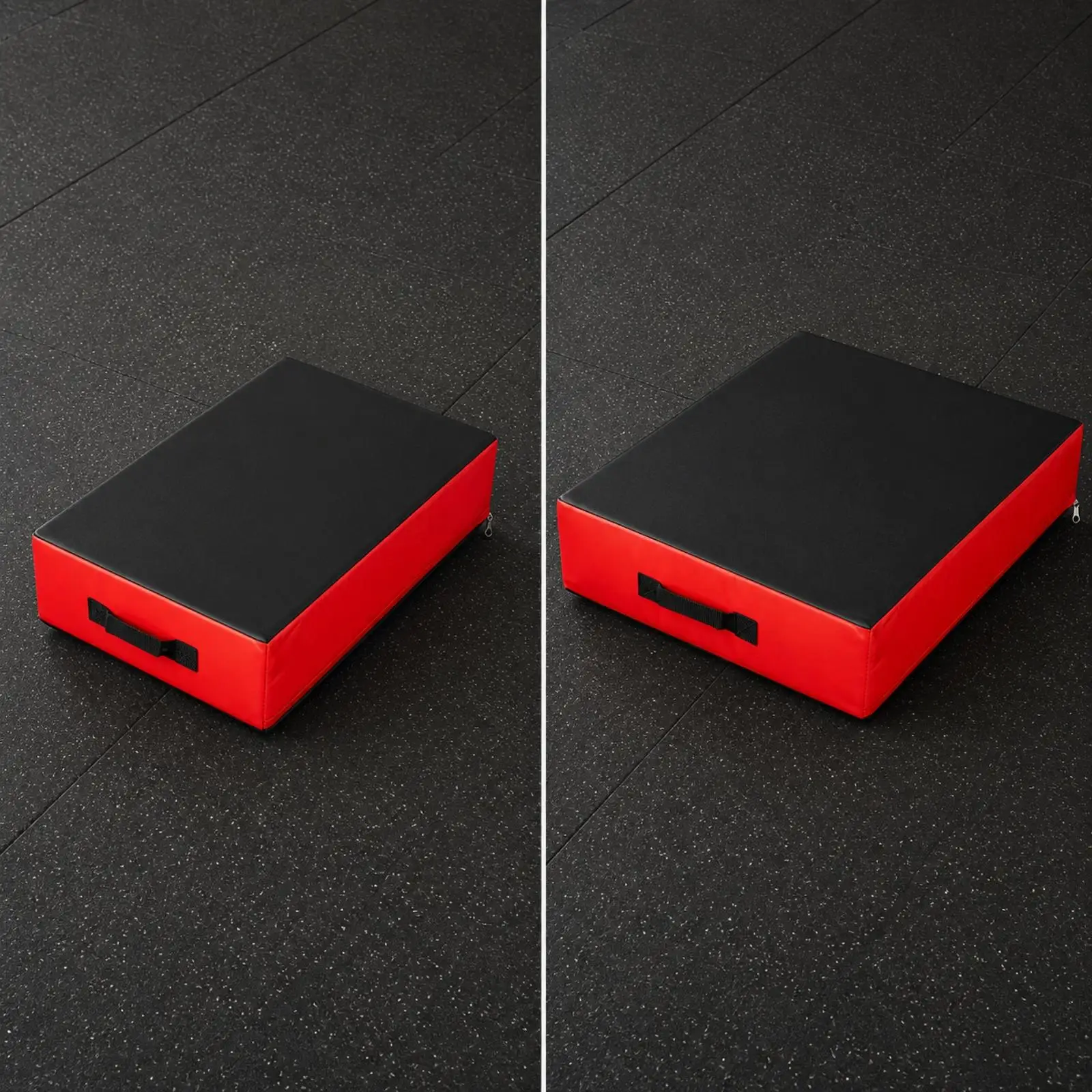 2 Pieces Barbell Impact Pad Mat Shock-Absorbing Barbell Landing Mat with