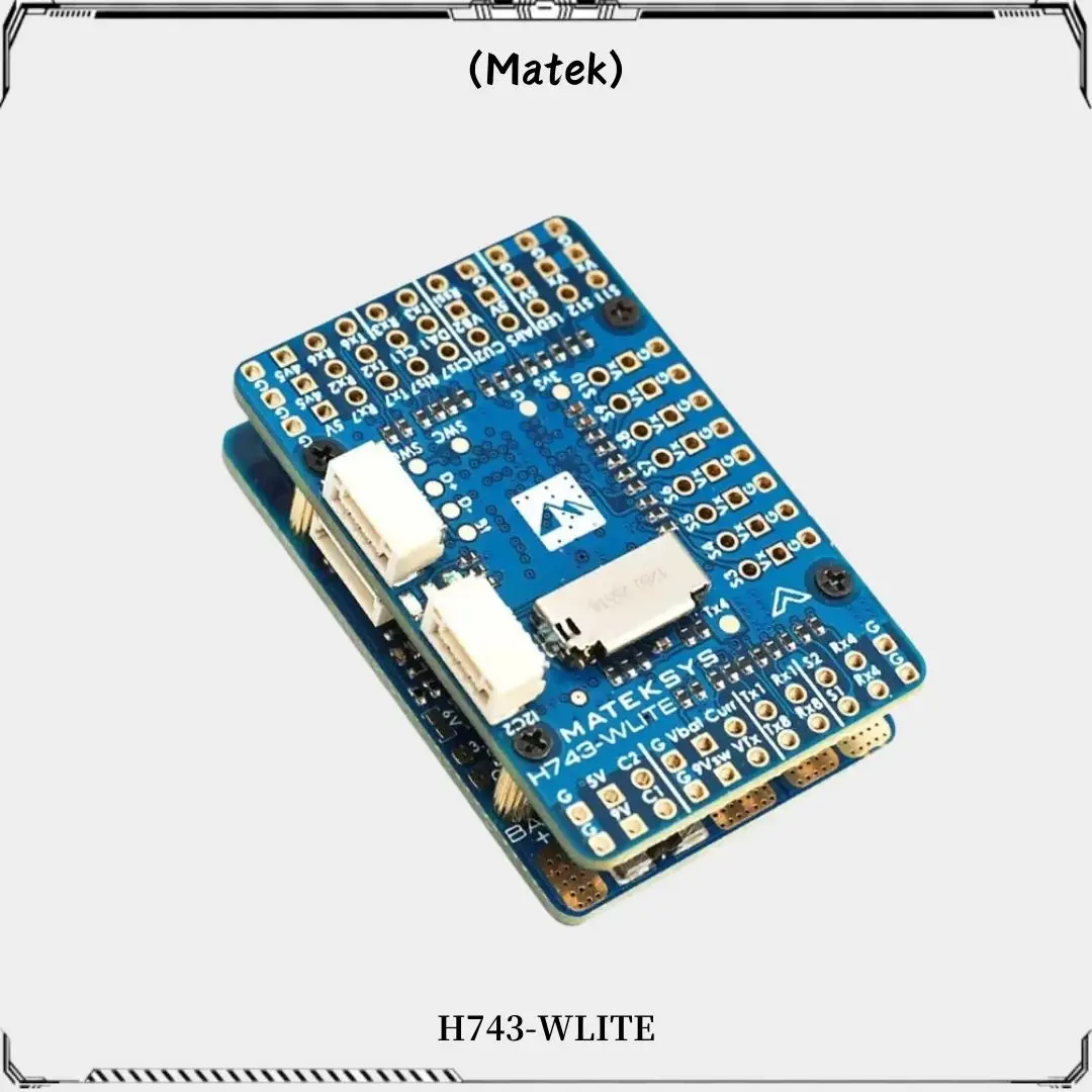 MATEK System H743-WLITE H743-Wing Flight Controller Built-in OSD 2-6S LiPo Lite ArduPilot INAV for RC FPV Drone instead F765-WSE