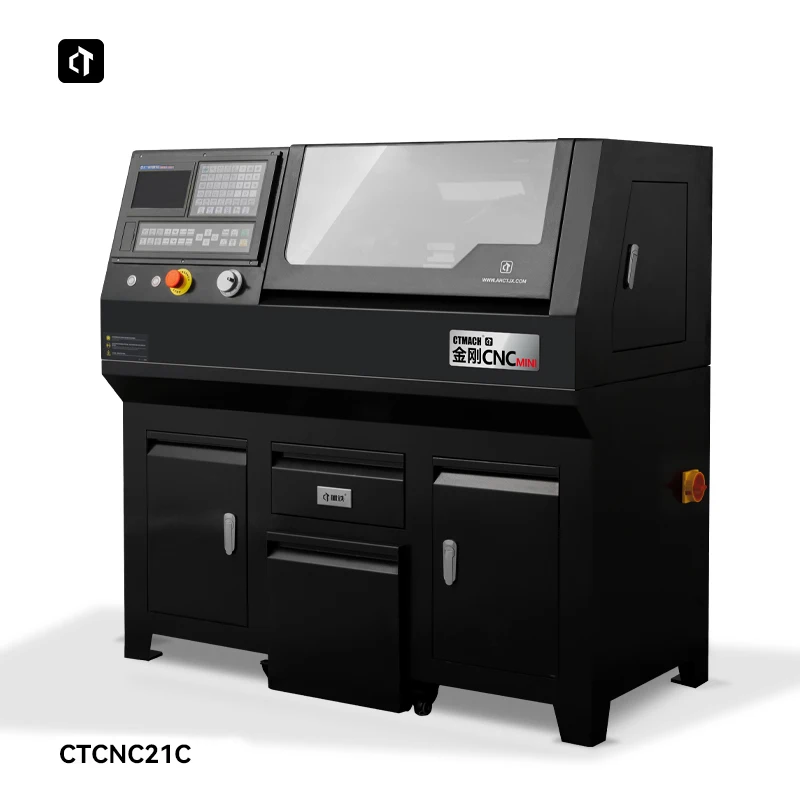 CTMACH Mini CNC Lathe Machine High Precision Automatic CNC Programming Metal Lathe CNC Machine Tool