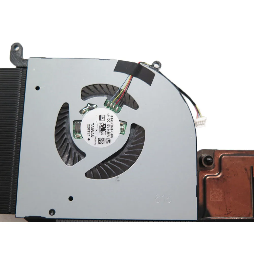 Laptop CPU GPU FAN&Heatsink For MSI Creator Z16P B12UET B12UGST B12UHST B12UHT MS-15G1 BS6212MS-U5Z BS6212MS-U5W E322501101M New view 4