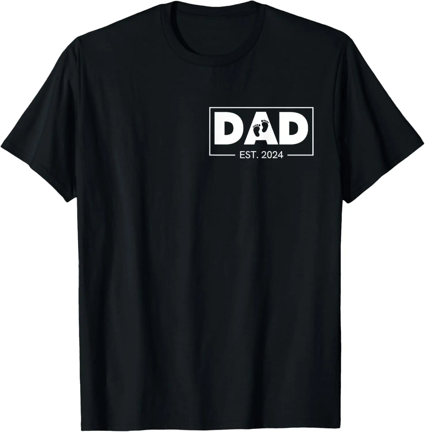 Dad Est. 2024 Expect Baby, Logo New Father Daddy 2024 T-Shirt