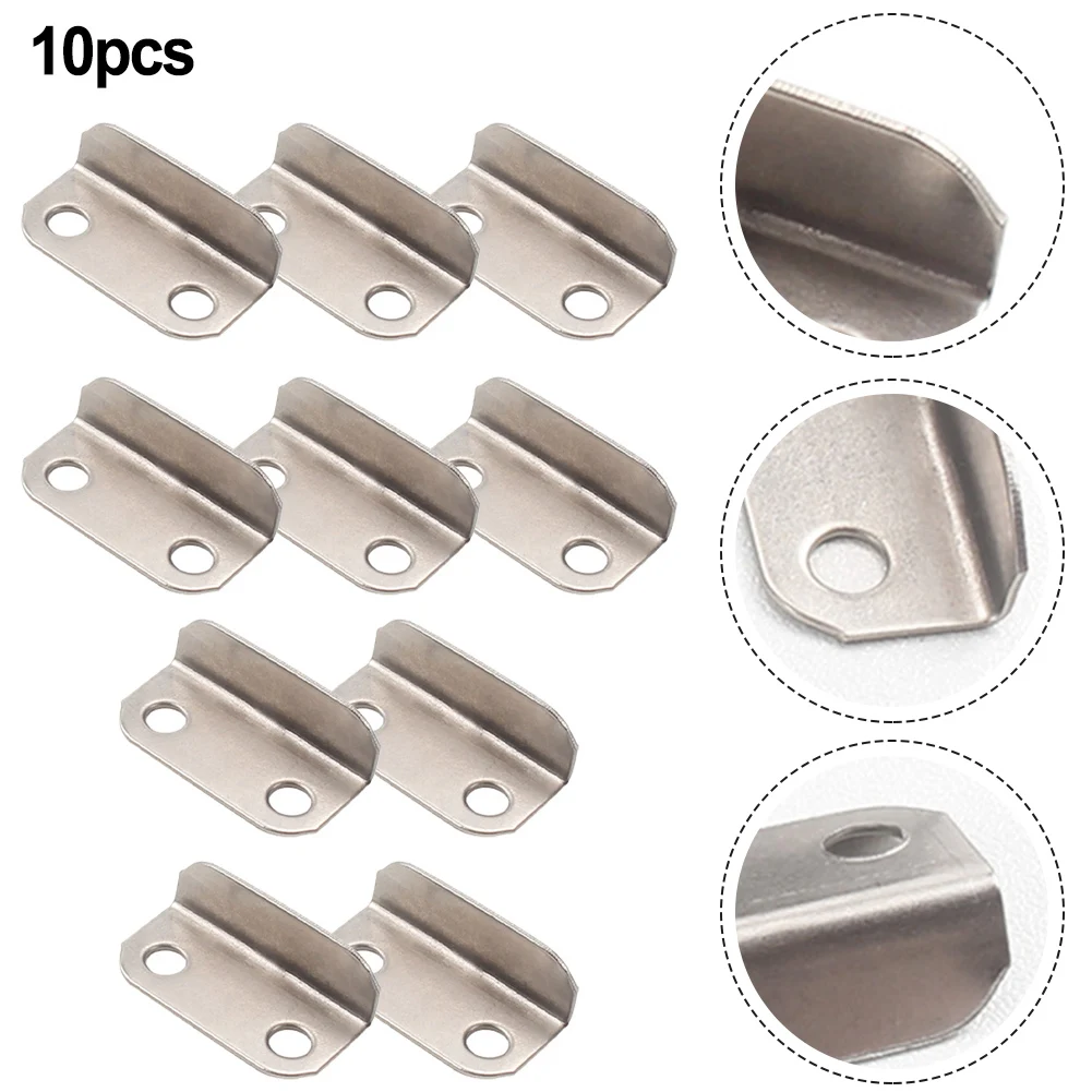 10 PCS L Shape Corner Bracket Metal Right Angel Brace For Shelf Support Board Connect Drawer Shelf Wall Bracket Hardware