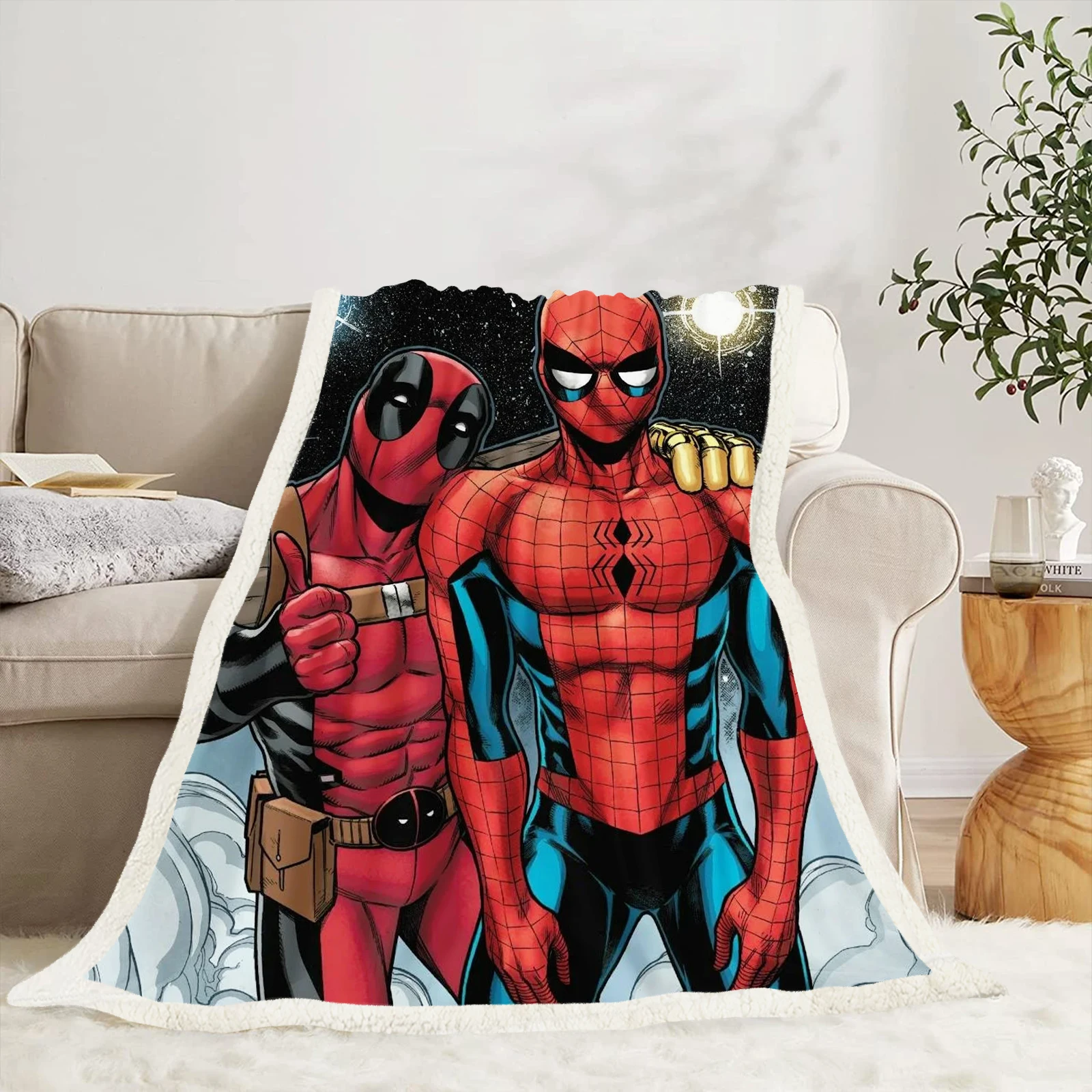 Avengers: Spider Man Home Decor Plush Baby Blanket Blankets For Winter And Throws Custom Bed Luxury Microfiber Fabric