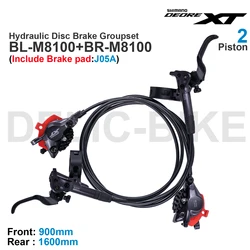 Shimano XT M8100 Hydraulic Brake Groupset BL-M8100 BR-M8100 2 Piston BR-M8120 4 Piston Bicycle Disc Brake for MTB mountain Bikes