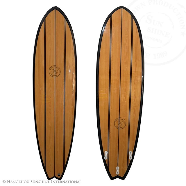 

Carbon Fiberglass Surfboard with Fish Tail Durable and Lightweight for Surfing
