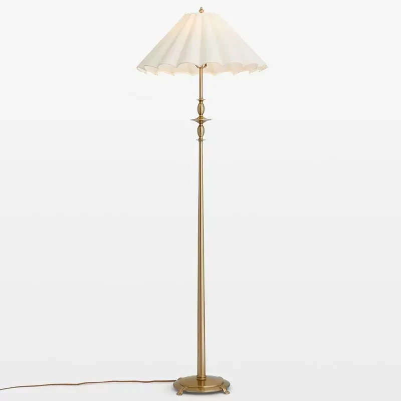 Artistic floor lamp, creative living room sofa next to bedroom bedside retro vertical lamp