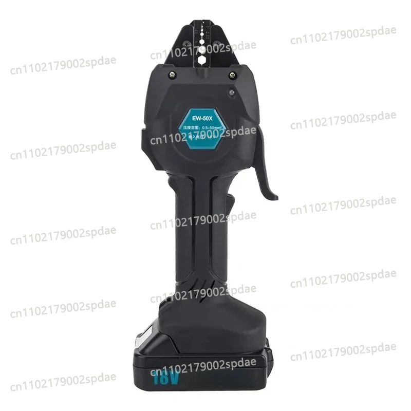 18V Rechargeable Electric Crimping Tool 16KN Terminal Pre-insulated Tube Type Bare Terminal Portable Crimping Tool
