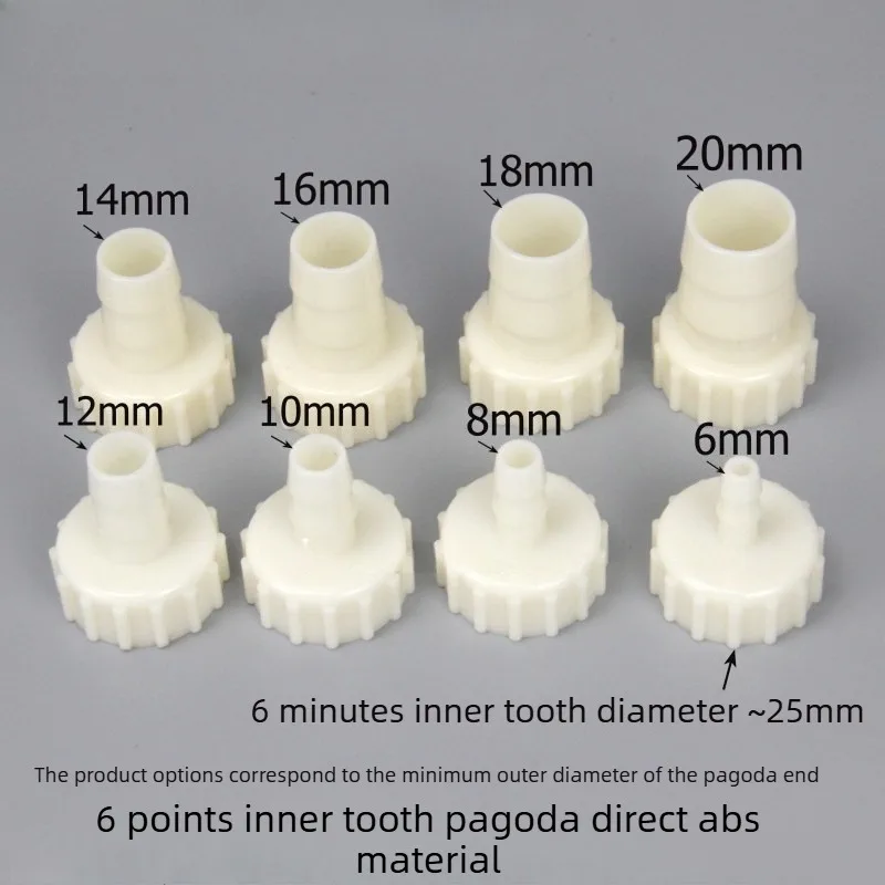 

Plastic Female Thread Hose Barb Fitting Internal Thread Barb Connector Direct Water Nozzle