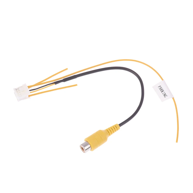 1PC For Car Stereo Android Radio DVD Player Car Multimedia Monitor 10Pin Rear View Backup Camera Cable Adaptor RCA