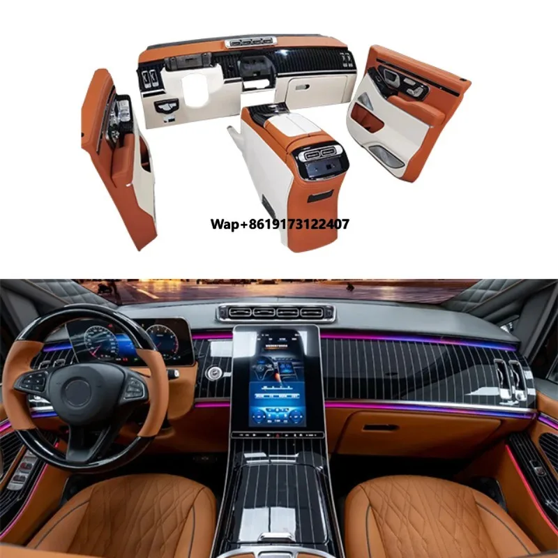 Applicable to  Vito W447 Center Console Assembly with Center Door Side Panel and Rear Side Panel Interior Modification