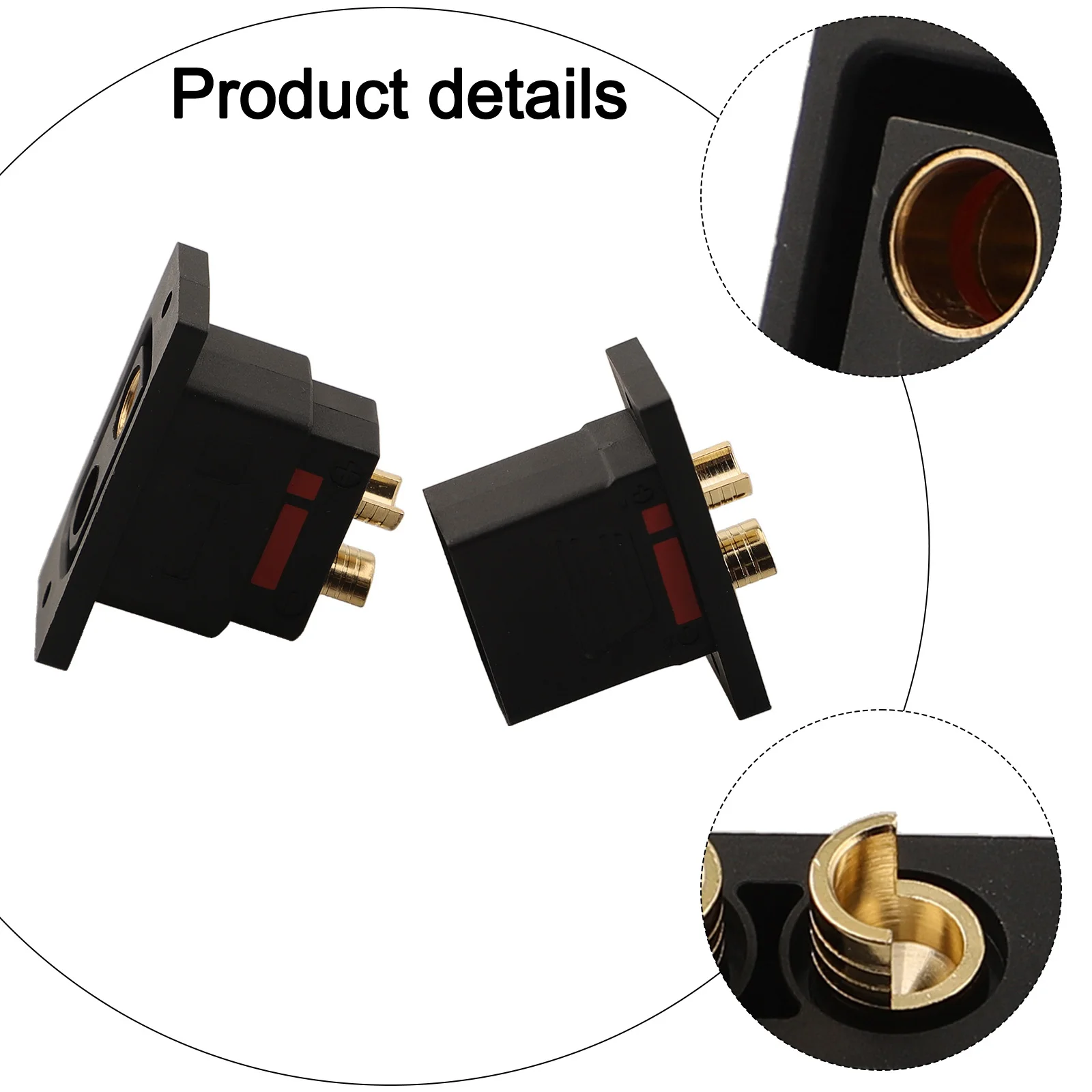 Energy Storage Solutions QS8P S Male and Female Battery Connectors 130 180A for Drones and Outdoor Power Supplies