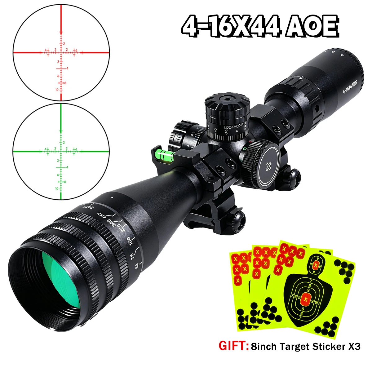 Tactical Scope Hunting Optical RifleScope Outdoors Shooting Cross Reticle Telescopic Sight Fit 11mm/20mm Rail Mount